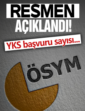 YKS’ye 3 milyon 36 bin 945 aday başvurdu