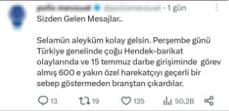 'Garson’da ikinci dalga: Özel Harekat, İstihbarat ve Terör’de FETÖ temizliği