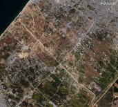Gazze Kiyisina Yapilacak Limanin Insasi Uzaydan Görüntüledi