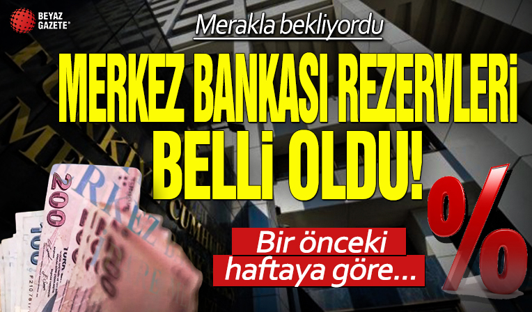 Merkez Bankası rezervleri 130,5 milyar dolar oldu