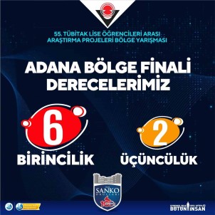 SANKO Okullari Bölge Finalinden Alti Birincilikle Döndü