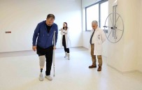 Depremde 2 Evladini Ve Bacagini Kaybeden Baba, Proteziyle Yürümeye Basladi