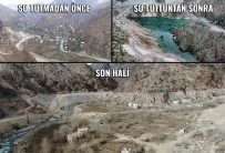 Geçen Yil Temmuz'da Baraj Sularina Gömülen Mahalle, Mart'ta Yeniden Ortaya Çikti
