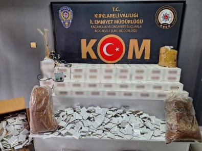 Kirklareli'nde Kaçakçilik Operasyonu Açiklamasi 57 Bin Makaron Ele Geçirildi