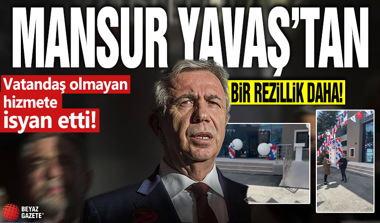 Mansur Yavaş'tan bir rezillik daha! Vatandaş olmayan hizmete isyan etti