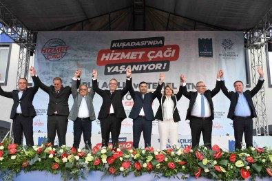 Kusadasi'nda 15 Yeni Projenin Açilis Ve Temel Atma Töreni Yapildi