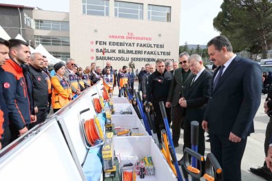 Amasya'da AFAD'a 600 Bin TL'lik Yeni Teknik Ekipmanlar Alindi