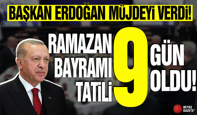 Başkan Erdoğan'dan Şoför Esnafları ile İftar Programı'nda önemli açıklamalar | Kamuya müjde: Ramazan Bayramı tatili 9 gün oldu