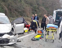Rize'de Trafik Kazasi Açiklamasi 2 Yarali