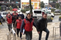 Trabzonspor-Fenerbahçe Maçinda Sahaya Girerek Olaylara Karisan 7 Kisi Adliyeye Getirildi