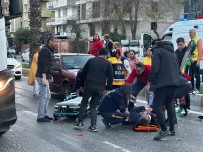 Milas'ta Otomobil Elektrikli Motosiklete Çarpti Açiklamasi 1 Yarali