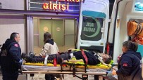 TEM'de Polis Araci Bariyere Çarpti Açiklamasi 2 Polis Yarali