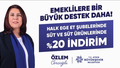 Baskan Çerçioglu'ndan Emekliye Bir Destek Daha