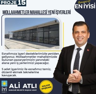 Baskan Atli'nin Yeni Projesi Esnafa Yönelik Oldu