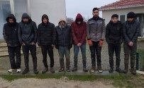 Edirne'de 8 Düzensiz Kaçak Göçmen Yakalandi Haberi