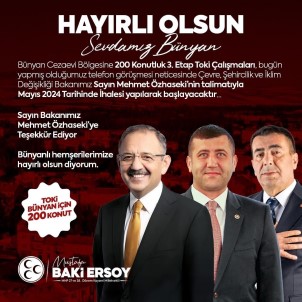 Baki Ersoy'dan Bünyan'a Büyük Müjde