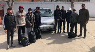 Edirne'de Suriyeli 8 kaçak göçmen ve 1 organizatör yakalandı