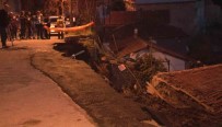 Maltepe'de Daha Önce Bildirilmesine Ragmen Tedbir Alinmayan Sokaktaki Yol Çöktü
