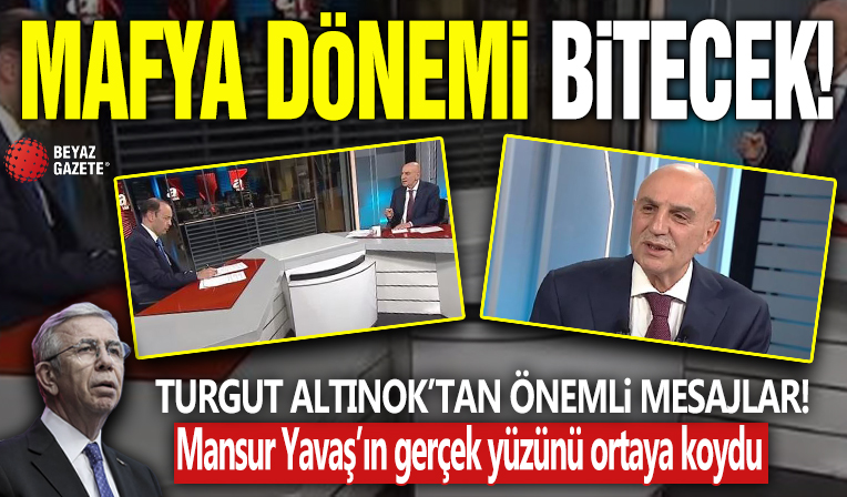 Turgut Altınok'tan canlı yayında önemli açıklamalar: Ankara'da soygun ve talan dönemi bitecek