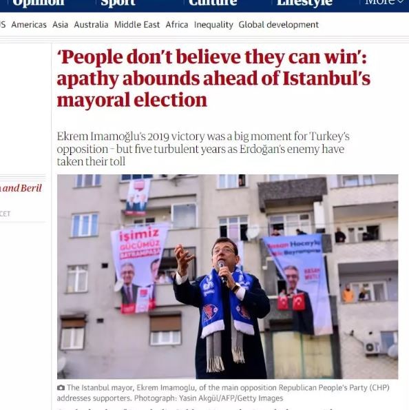 Yerel seçimler dünya basınında: Başa baş bir yarış