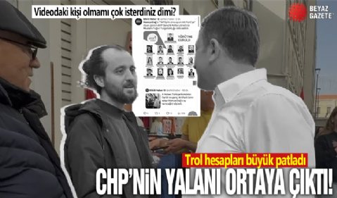 CHP'nin trol hesabı büyük patladı! Yalan ortaya çıktı