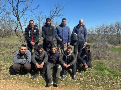 Edirne'de 9 Kaçak Göçmen Yakalandi