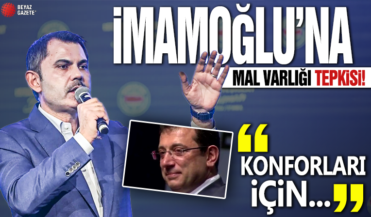 Murat Kurum'dan İmamoğlu'na sert tepki! 'Konforları için...'