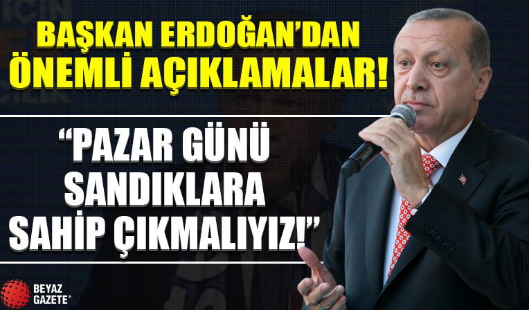 Başkan Erdoğan: Zübük siyasetinin niyeti bugün İstanbul'u yarın Türkiye'yi yağmalamak