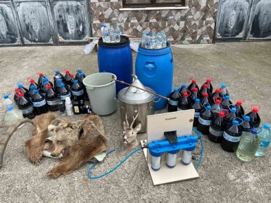 Çanakkale'de Jandarmadan Sahte Alkol Operasyonu