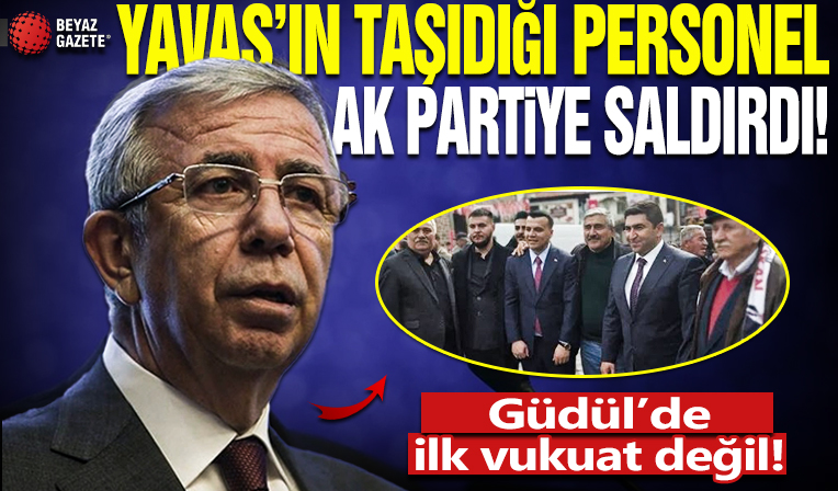 CHP'li Mansur Yavaş'ın Güdül mitingi için götürdüğü personel AK Parti bürosuna saldırdı