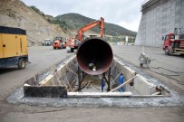 Sariçay Baraji'nda Çalismalar Devam Ediyor
