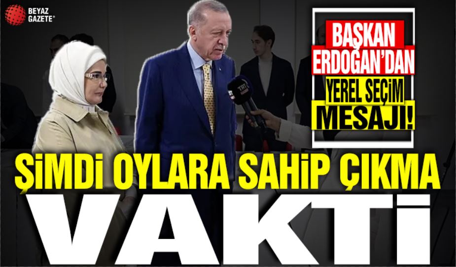 Başkan Erdoğan'dan 'Sandıklara sahip çıkın' çağrısı