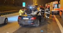 İzmit'te otomobil, TIR'ın altına girdi! 30 metre sürüklendi: 1 ölü, 2 yaralı