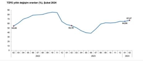 TÜİK Şubat 2024 enflasyon rakamlarını açıkladı