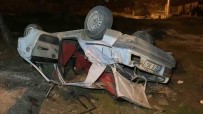 Burdur'da Alkollü Sürücünün Kullandigi Otomobil Sarampole Devrildi Açiklamasi 1'I Agir 3 Yarali