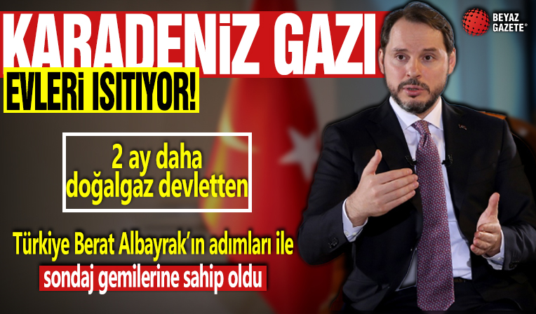 Karadeniz gazı evleri ısıtıyor! 2 ay daha doğalgaz devletten