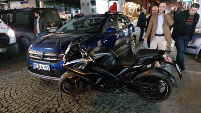 Samsun'da Otomobil Ile Motosiklet Çarpisti Açiklamasi 1 Yarali