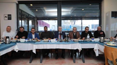 Baskan Ali Kemal Deveciler, Basin Mensuplariyla Bulustu