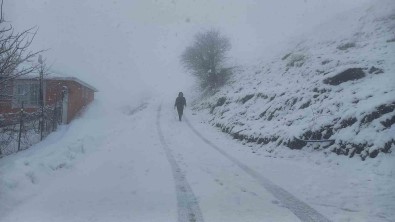 Tunceli'nin Yüksek Kesimlerinde Kar Yagisi Etkili Olmaya Basladi