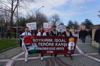Edirne'de Tip Fakültesi Ögrencilerinden Gazze'ye Destek Yürüyüsü Haberi
