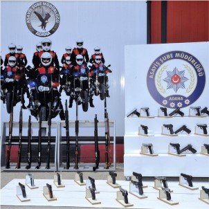 Adana'da Bir Haftada 172 Ruhsatsiz Silah Ele Geçirildi