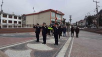 Bolu'da Türk Polis Teskilati'nin 179. Kurulus Yil Dönümü Için Çelenk Sunma Töreni Düzenlendi Haberi