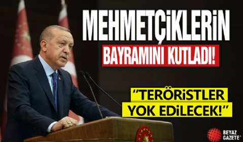 Cumhurbaşkanı Erdoğan Mehmetçiklerin bayramını kutladı: Teröristler yok edilecek
