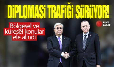 Diplomasi trafiği sürüyor! Cumhurbaşkanı Erdoğan, İran Cumhurbaşkanı ile görüştü