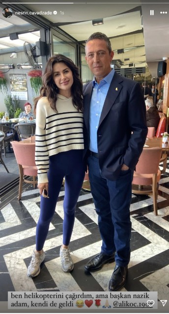 Nesrin Cavadzade'den Ali Koç paylaşımı!