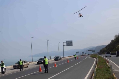 Jandarma'dan Helikopter Dronlu Denetim