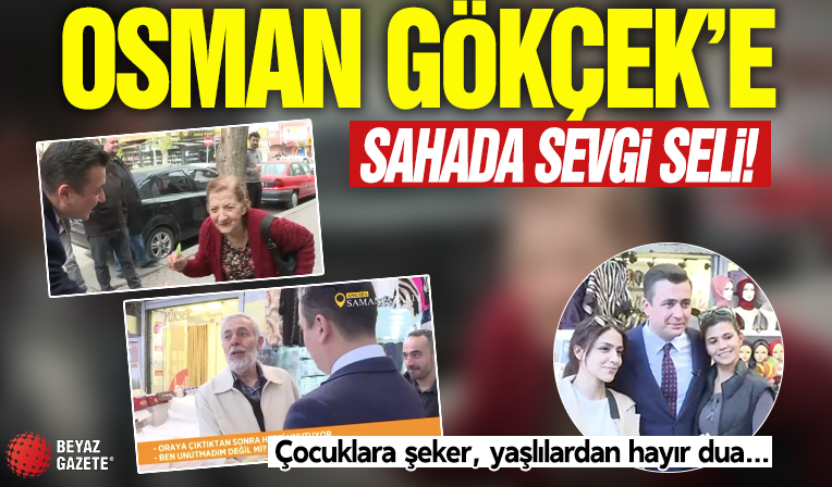 Osman Gökçek'e sahada sevgi seli! Çocuklara şeker, yaşlılardan hayır duası...