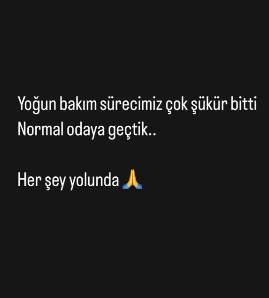 Sağlık durumuyla ilgili açıklama geldi