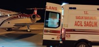 Van'da Trafik Kazasi Sonrasi Tedavi Gören Hasta Için Ambulans Uçak Havalandi