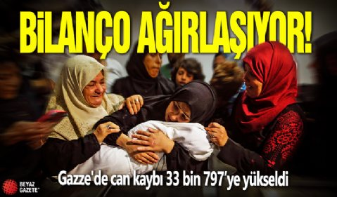 Gazze'de 33 bin 797 Filistinli katledildi!